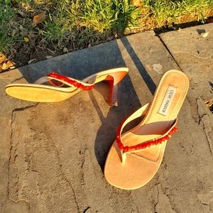 Steve Madden Coral Beaded Sandal heels